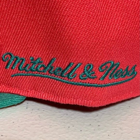 Mitchell & Ness San Antonio Spurs HWC 35th Anniversary Fitted Hat/Cap-Size 8 NWT - Picture 9 of 12